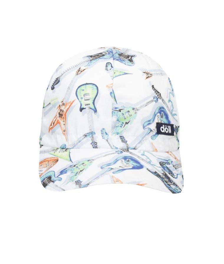 Czapka z daszkiem chłopięca, biała, Döll