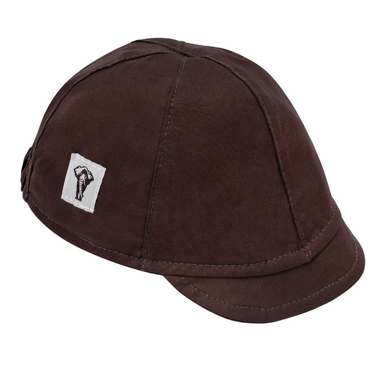 Czapka z daszkiem chłopięca, brązowa, Pinokio