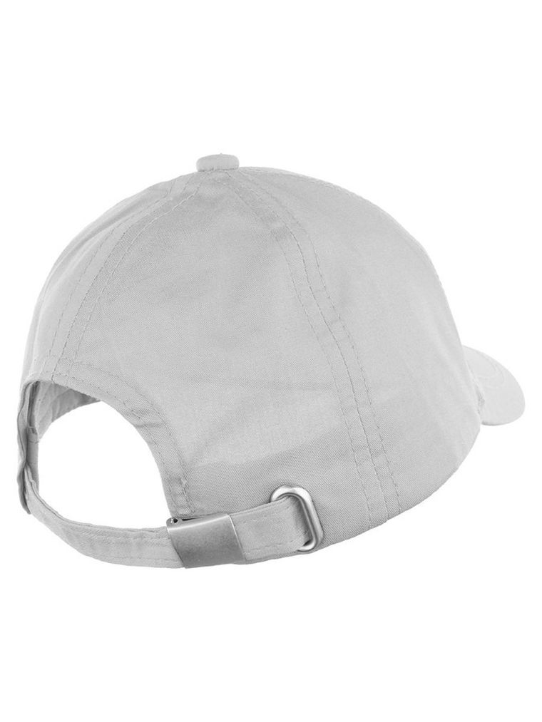 Czapka z daszkiem chłopięca, jasnoszara, Ambra