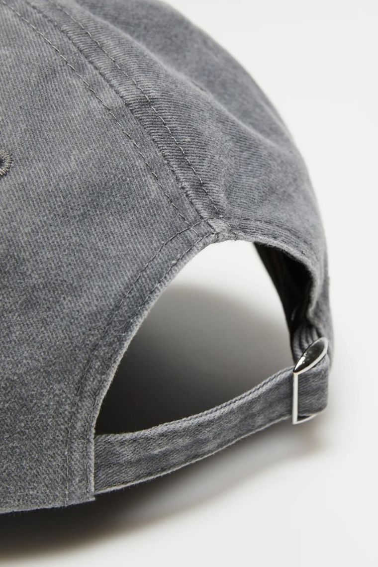 Czapka z daszkiem damska, szara, Moodo