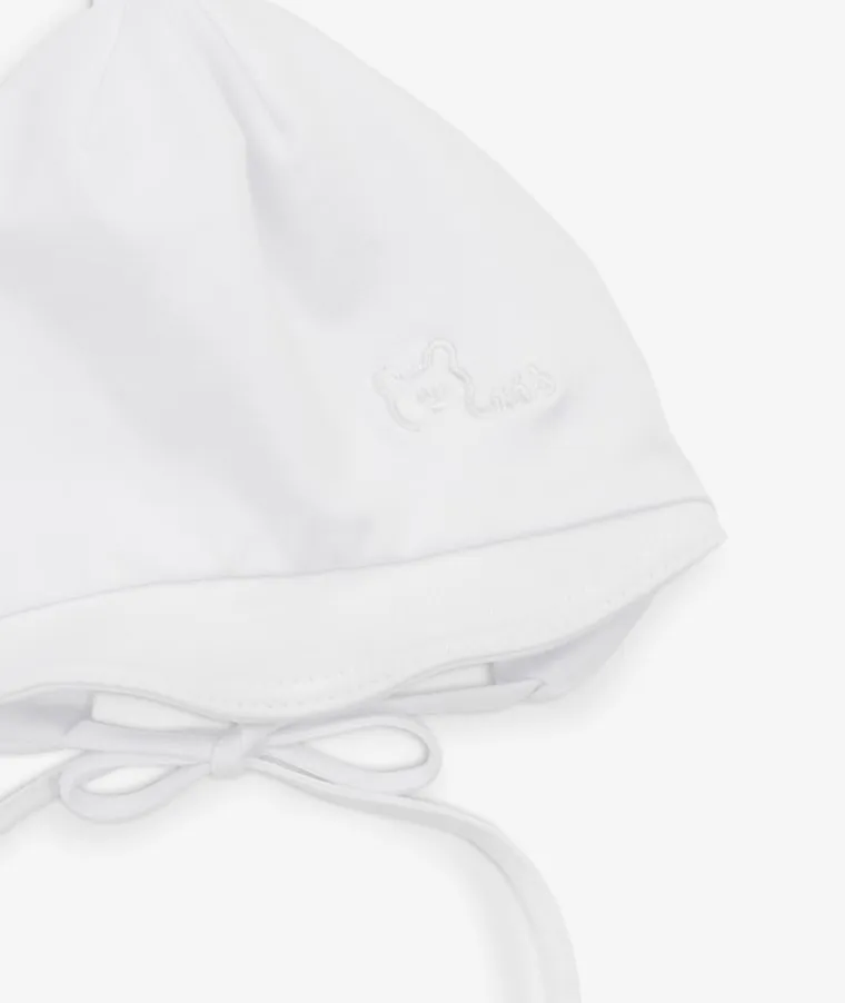 Czapka z daszkiem dziecięca, biała, Iltom