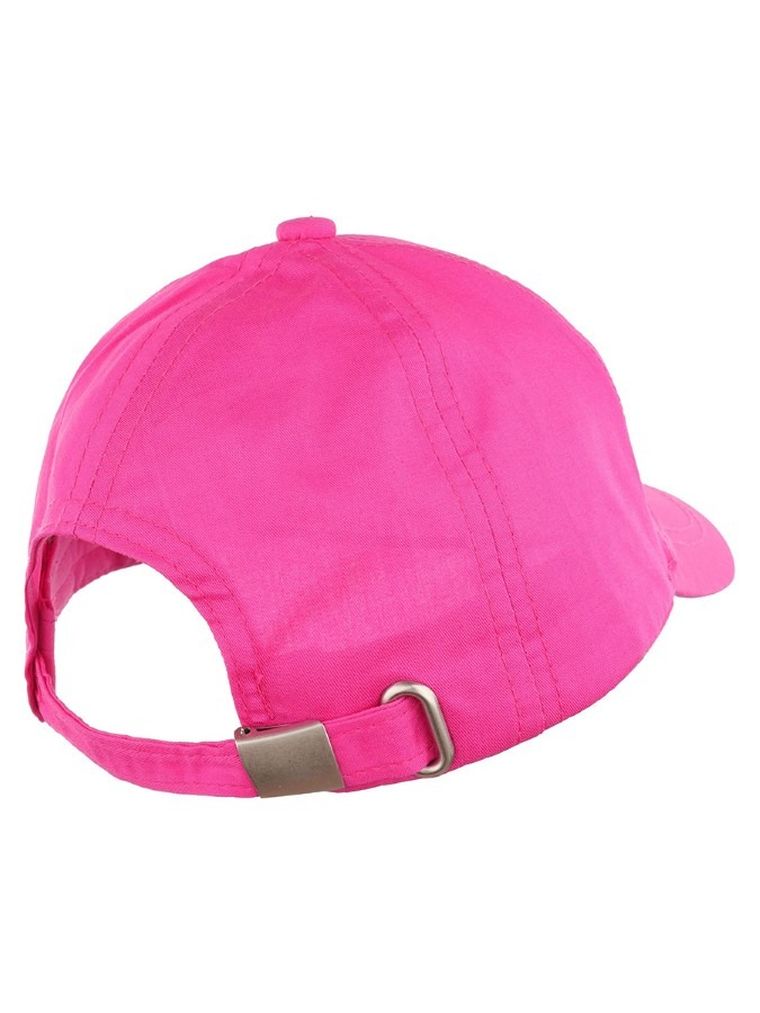 Czapka z daszkiem dziewczęca, ciemnoróżowa, Ambra