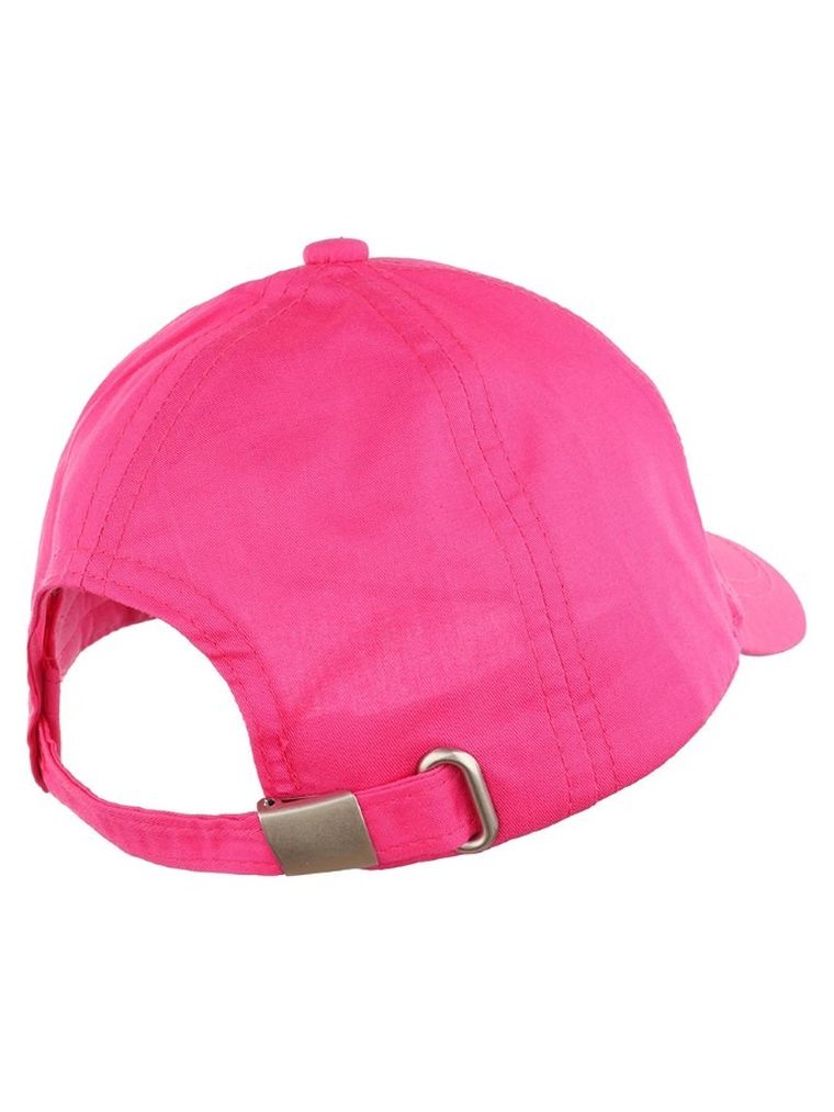 Czapka z daszkiem dziewczęca, ciemnoróżowa, Ambra