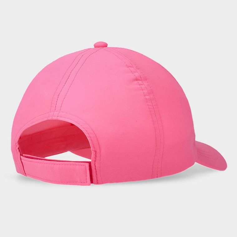 Czapka z daszkiem dziewczęca, różowa, 4F