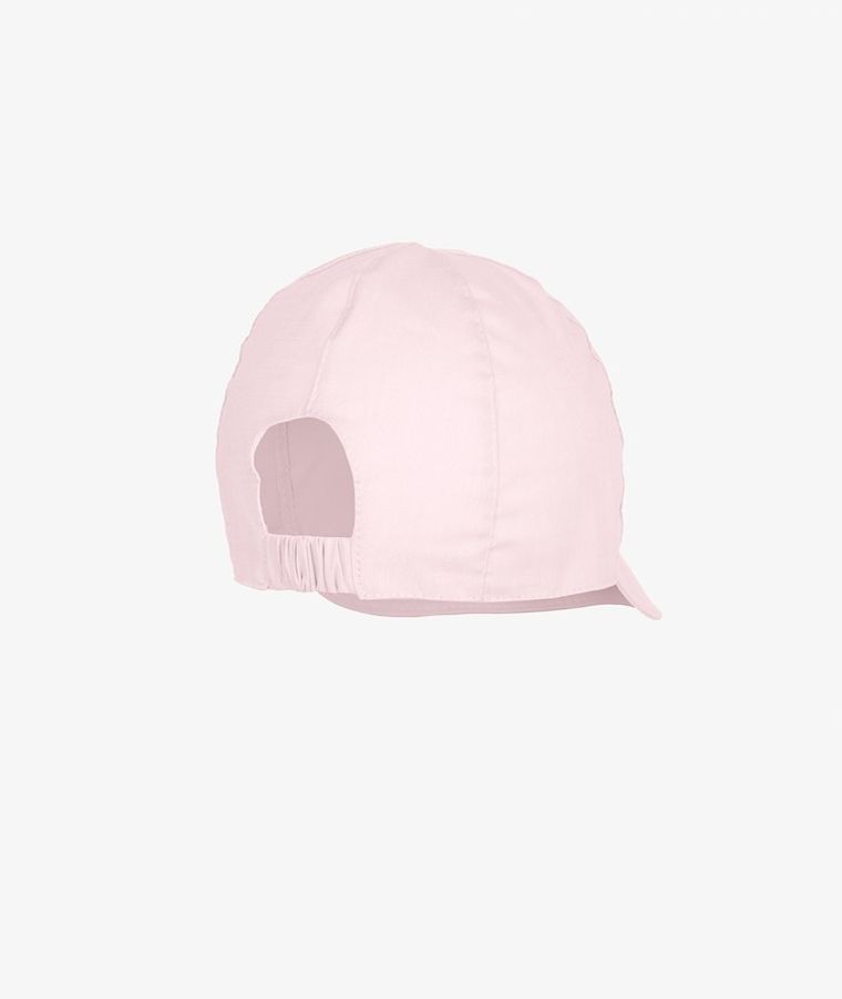Czapka z daszkiem dziewczęca, różowa, Iltom