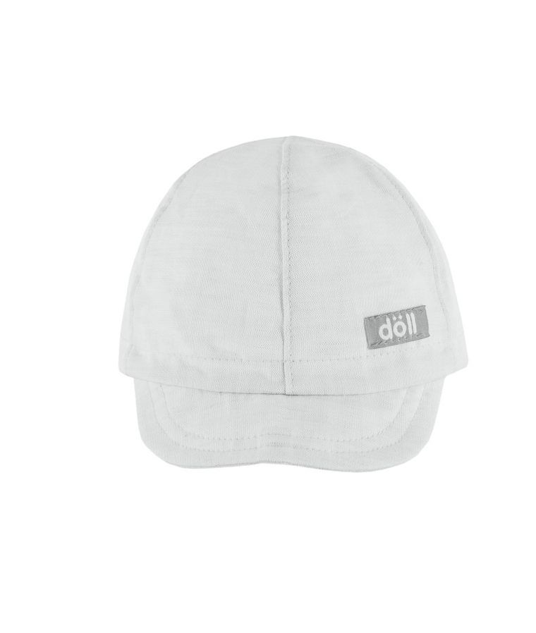 Czapka z daszkiem niemowlęca, szara, Döll