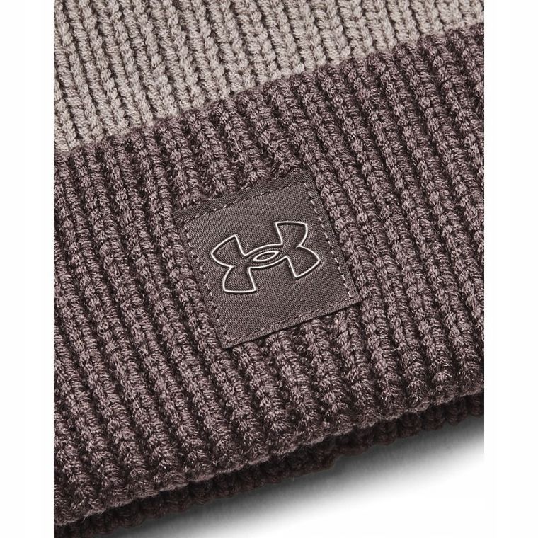 Czapka z pomponem, unisex, brązowa, Under Armour