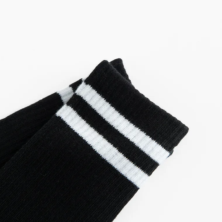 Czarne wysokie skarpetki unisex NOWEAR