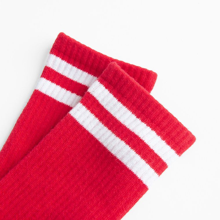 Czerwone wysokie skarpetki NOWEAR