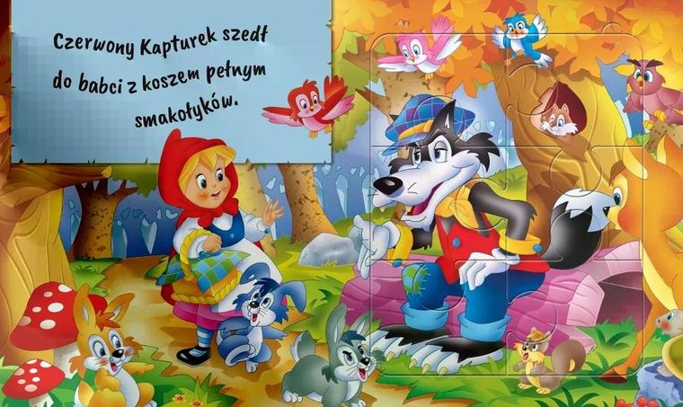 Czerwony Kapturek. Historyjki do układania