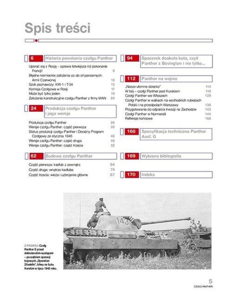 Czołg PzKpfw. V Panther Historia – budowa – eksploatacja