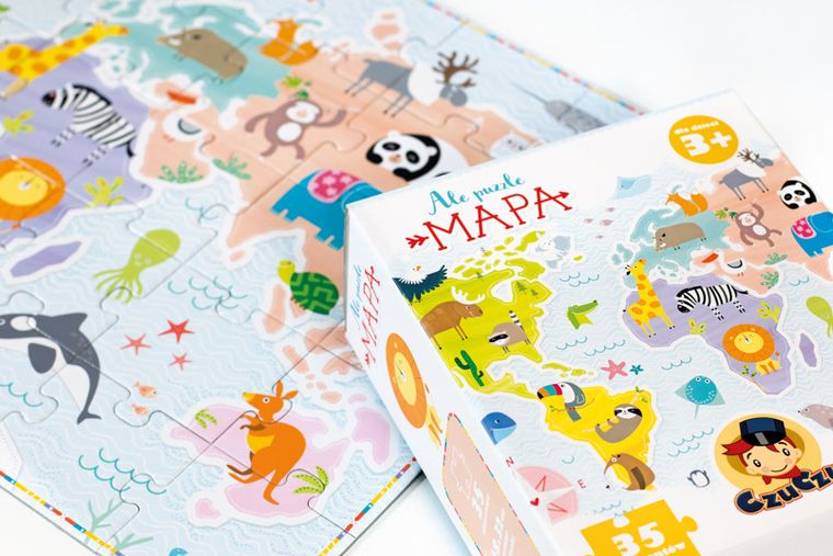 CzuCzu, Ale puzzle, mapa Polski