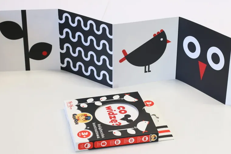 CzuCzu, Co widzę? książeczka kontrastowa, 3m+