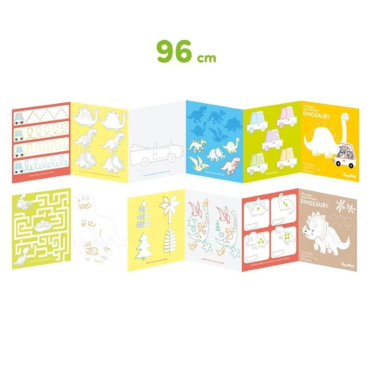 CzuCzu, Dłuuugie kolorowanki, Dinozaury