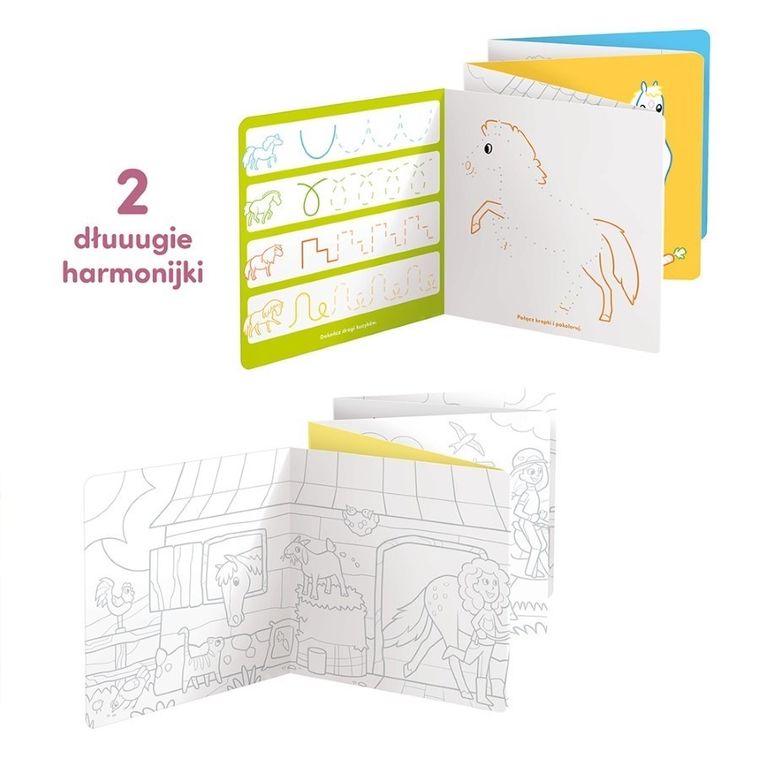 CzuCzu, Dłuuugie kolorowanki. Konie 4+