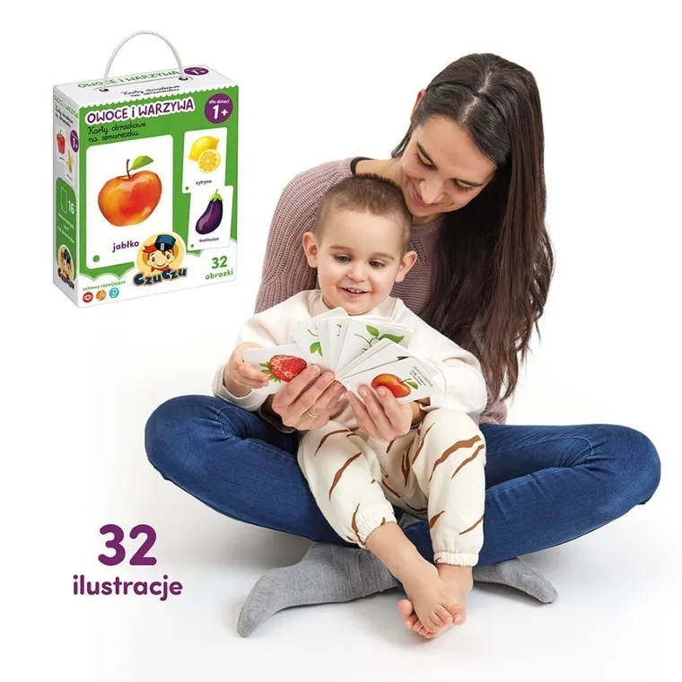 CzuCzu, Karty obrazkowe, Owoce i warzywa