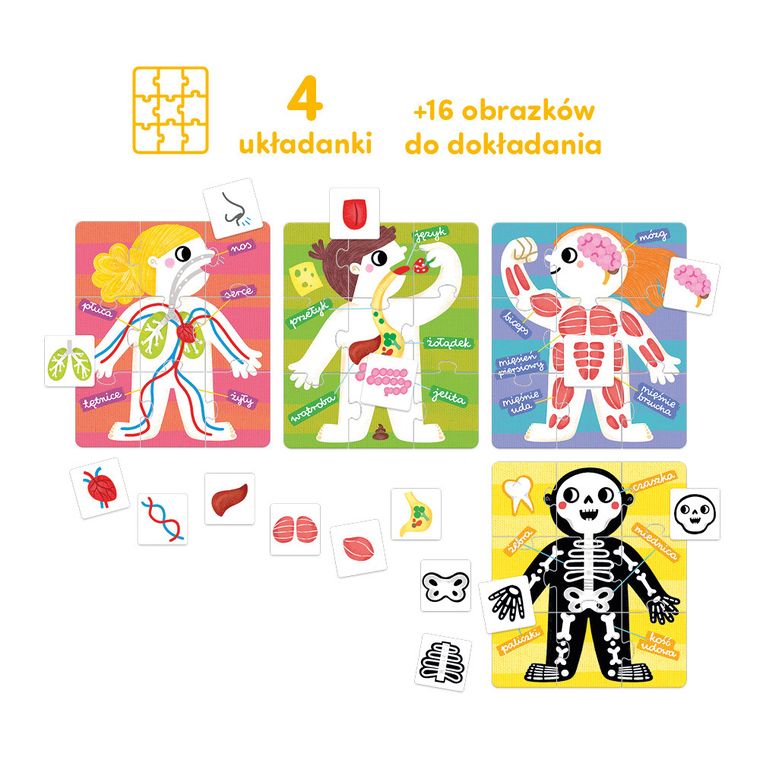 CzuCzu, Moje ciało, puzzle + gra