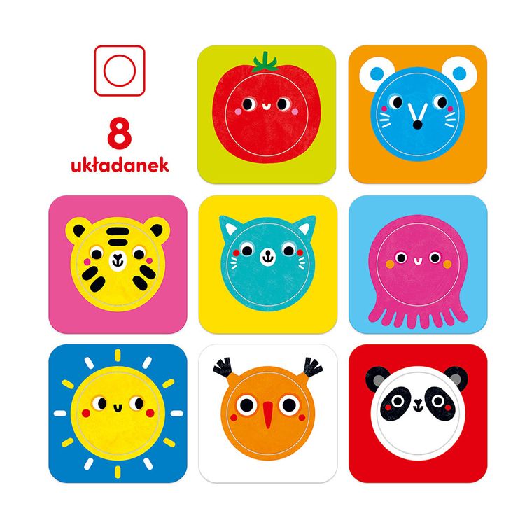 CzuCzu, Pierwszy sorter, Koło, pierwsze puzzle, dla dzieci 12 mies.+