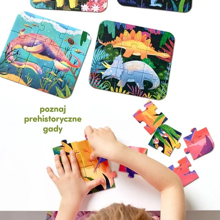 CzuCzu, puzzle, Fantastyczne Dinozaury 3+