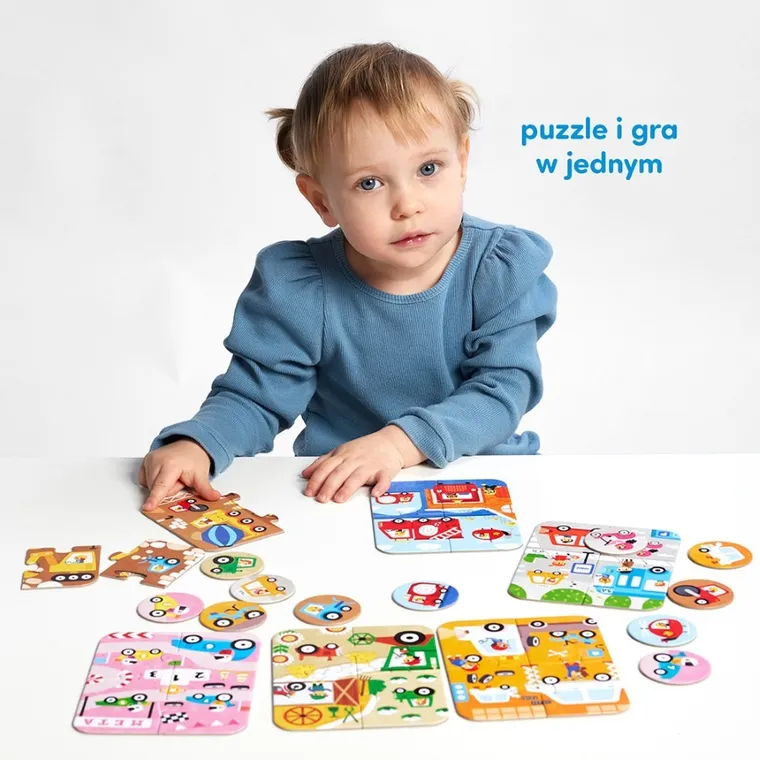 CzuCzu, puzzle, Pojazdy małe i duże