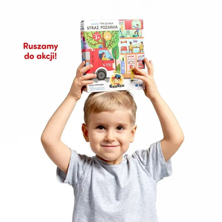 CzuCzu, puzzle, Tak działa Straż pożarna, 40 elementów