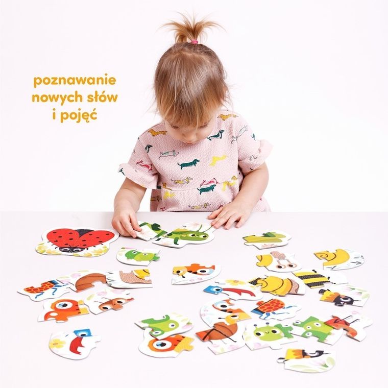 CzuCzu, Robaczki czworaczki, zestaw puzzli