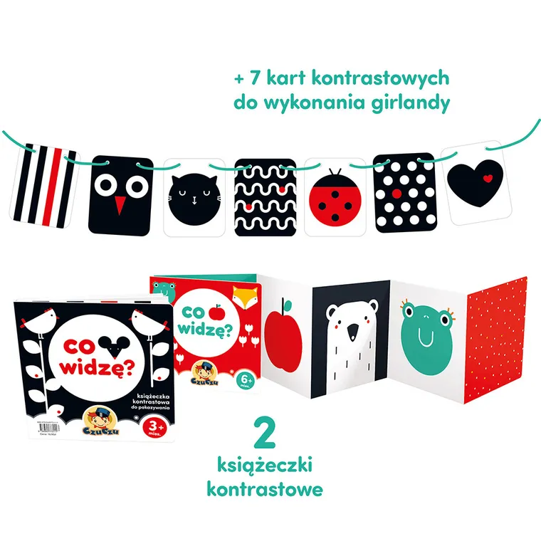 CzuCzu, Starter malucha, Co widzę? 2 książeczki obrazkowe, dla niemowląt