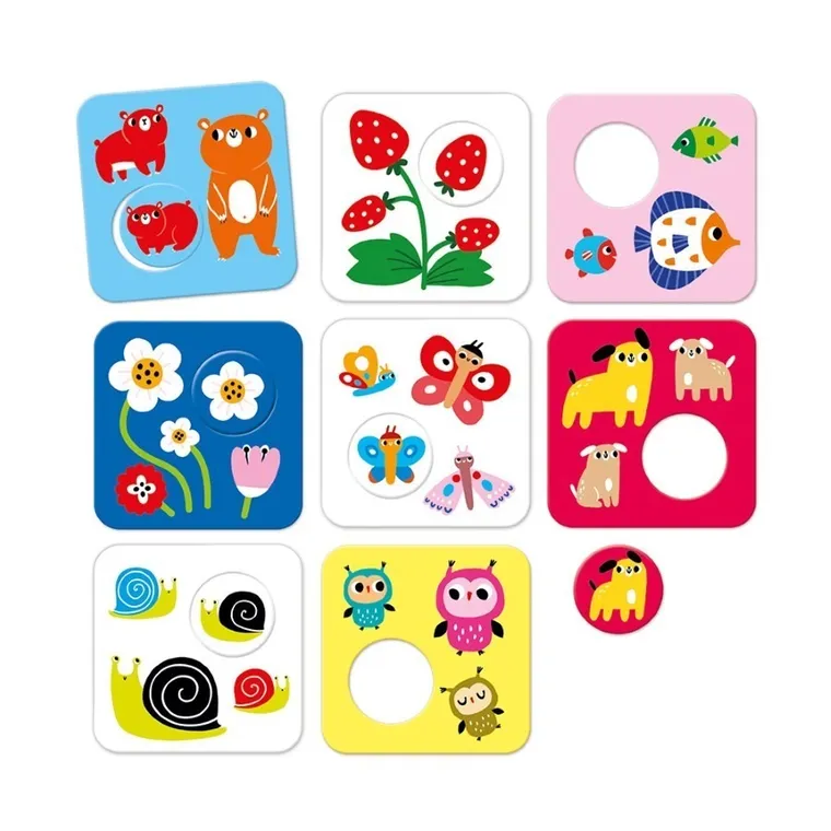 Czuczu, Tu pasuje, puzzle kontrastowe