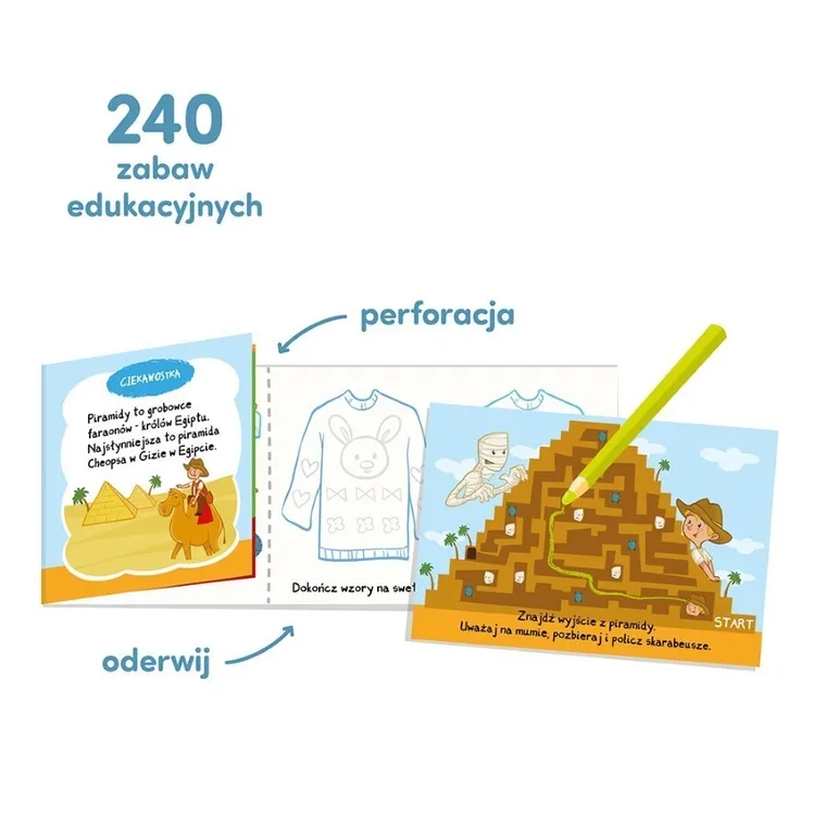 CzuCzu, Zabawy logiczne dla dzieci od 5-6 lat, książeczka