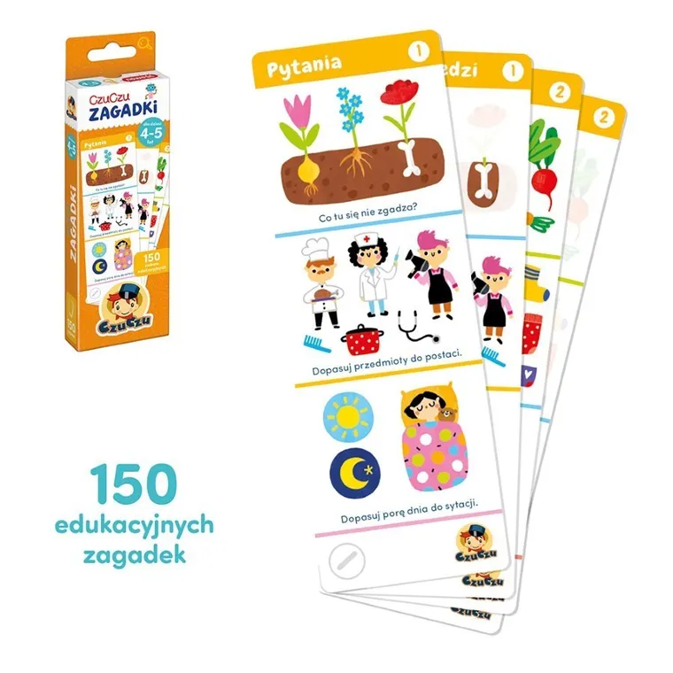CzuCzu, Zagadki dla dzieci w wieku 4-5 lat