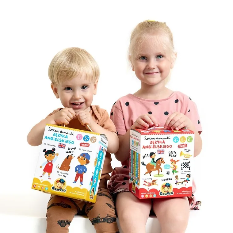 CzuCzu, zestaw do nauki języka angielskiego dla dzieci, 1, 2, 3+