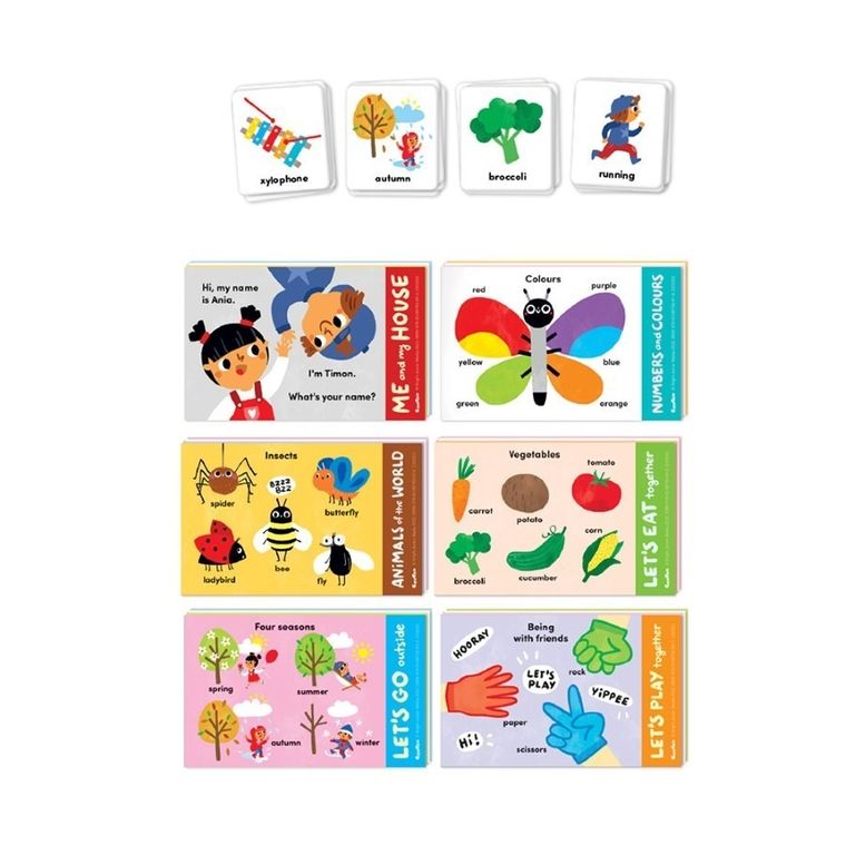 CzuCzu, zestaw do nauki języka angielskiego dla dzieci, 4, 5, 6+