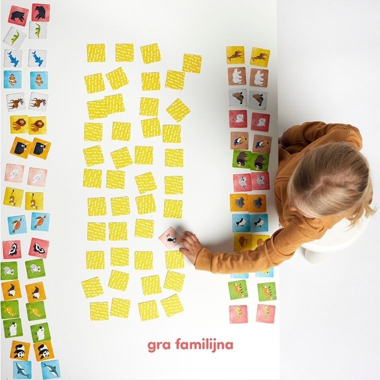 CzuCzu, Zwierzęta świata, Memory, gra pamięciowa, 104 elementy