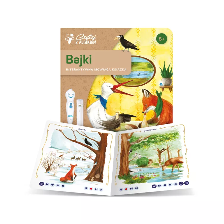Czytaj z Albikiem. Bajki Ezopa
