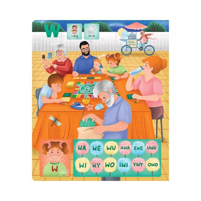 Czytaj z Albikiem. Dudnią bębny. Interaktywna pomoc logopedyczna 3+