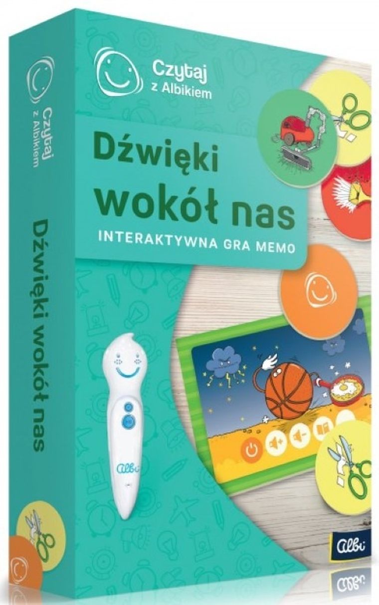 Czytaj z Albikiem. Dźwięki wokół nas. Interaktywna gra memo