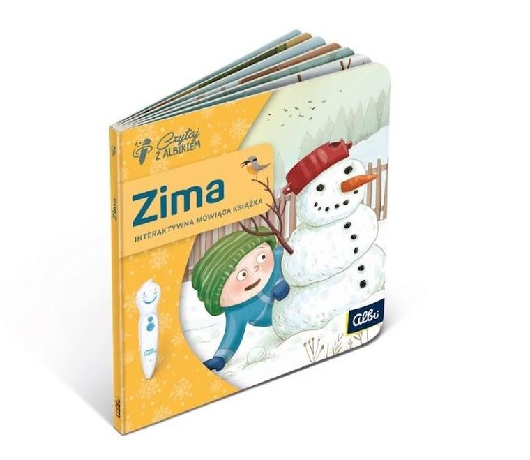 Czytaj z Albikiem. Mini książeczka. Pory roku. Zima. 2+