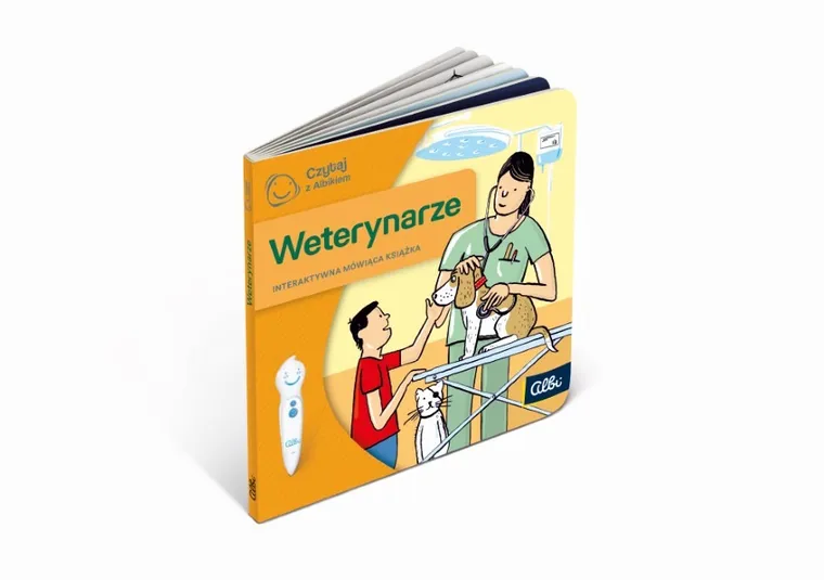 Czytaj z Albikiem. Mini książeczka. Zawody. Weterynarze
