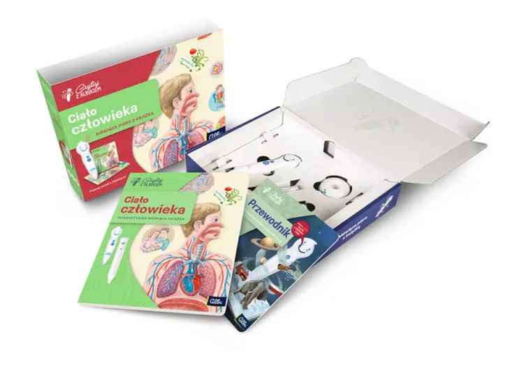 Czytaj z Albikiem. Pakiet: Mówiące pióro Albik + Ciało człowieka