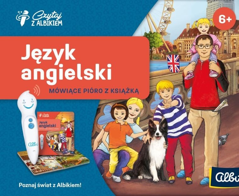 Czytaj z Albikiem. Pakiet: Mówiące pióro Albik + Język angielski. 6+