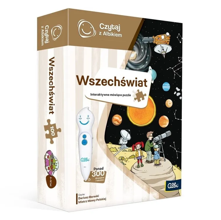 Czytaj z Albikiem. Wszechświat. Puzzle interaktywne
