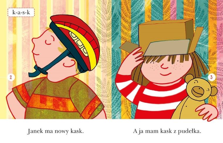 Czytam sobie. Basia i kask. Poziom 1