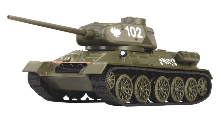 Daffi, Kolekcja Polskiej Motoryzacji, Czołg Rudy 102, pojazd, model metalowy, 1:43
