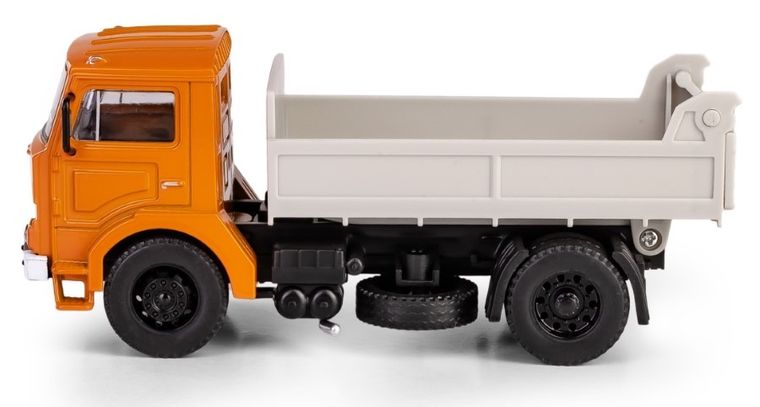 Daffi, Kolekcja Polskiej Motoryzacji, Jelcz 317, wywrotka, pojazd, model metalowy, pomarańczowy, 1:43