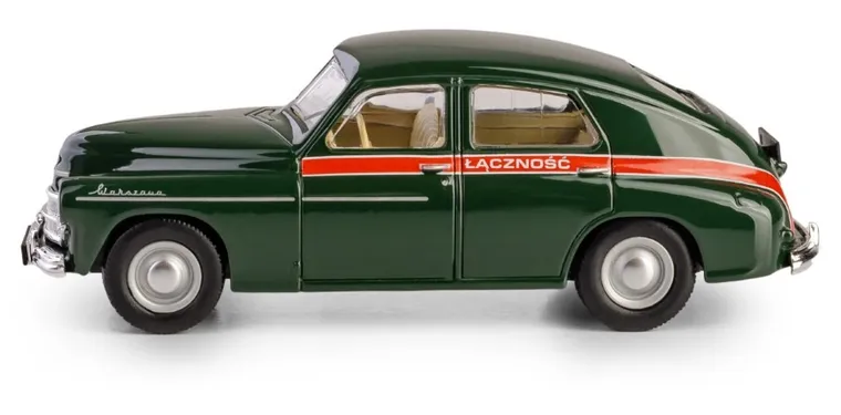 Daffi, Kolekcja Polskiej Motoryzacji, Warszawa M-20 Łączność, pojazd, model metalowy, 1:43