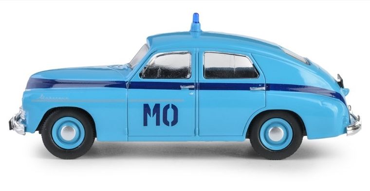 Daffi, Kolekcja Polskiej Motoryzacji, Warszawa M-20 MO, pojazd, model metalowy, 1:43