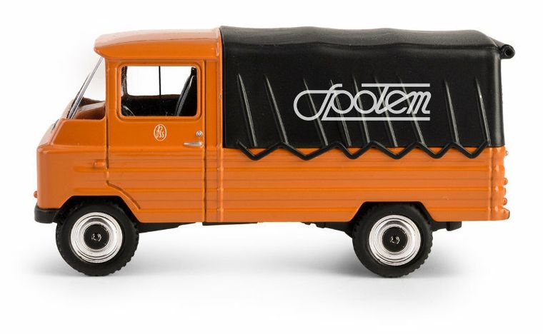 Daffi, Kolekcja Polskiej Motoryzacji, Żuk Społem, pojazd, model metalowy, brązowy, 1:43