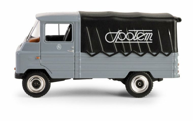 Daffi, Kolekcja Polskiej Motoryzacji, Żuk Społem, pojazd, model metalowy, szary, 1:43