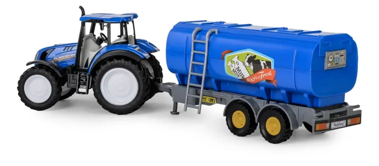 Daffi, Mały Rolnik, New Holland T5, traktor z cysterną na mleko, 1:32