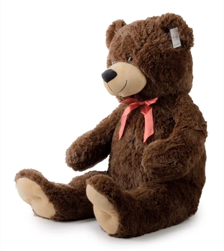 Daffi, miś, duża maskotka, ciemnobrązowy, 100 cm